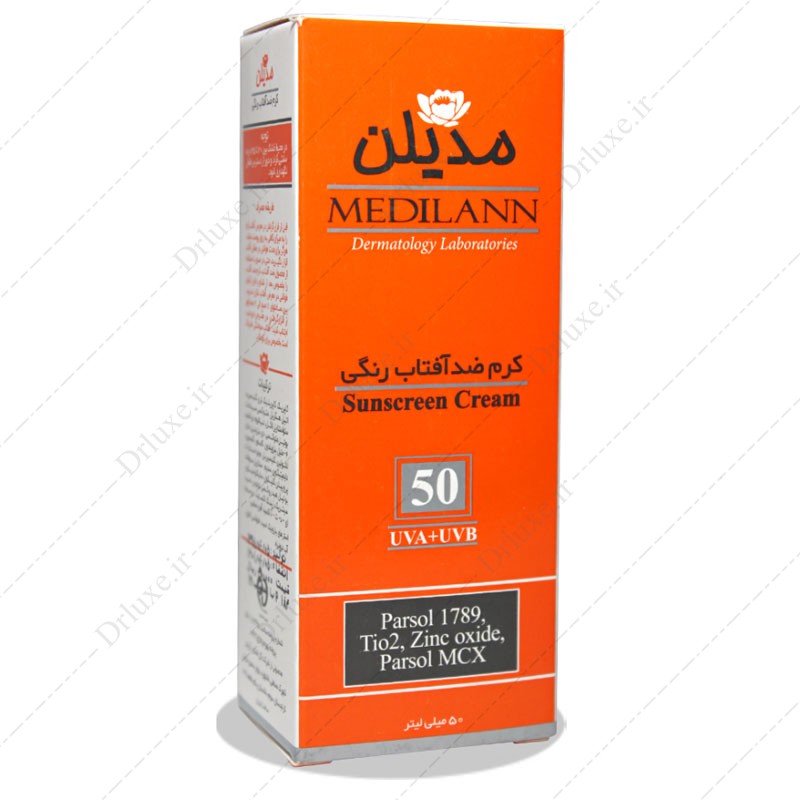 مشخصات، قیمت و خرید کرم ضد آفتاب رنگی SPF50 مدیلن 50 میلی لیتر - دکتر لوکس