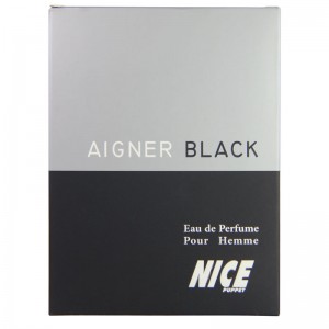 ادکلن ادوپرفیوم مردانه نایس مدل Aigner Black حجم 85 میلی لیتر