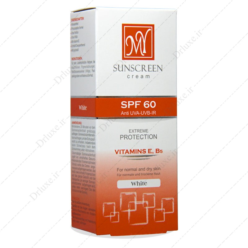 کرم ضد آفتاب SPF60 مای بی رنگ 50 میلی لیتر