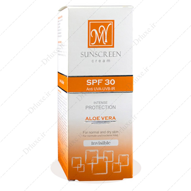 کرم ضد آفتاب SPF30 مای بی رنگ 50 میلی لیتر