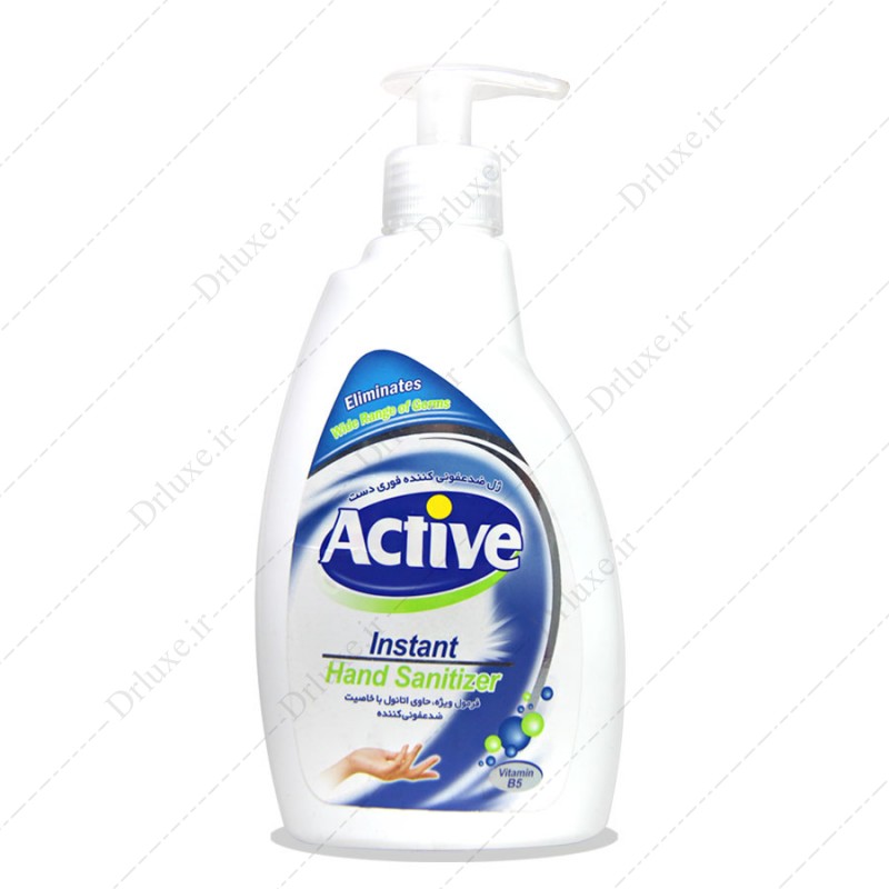 مشخصات، قیمت و خرید ژل ضدعفونی کننده فوری دست اکتیو 450 میلی لیتر - دکتر لوکس