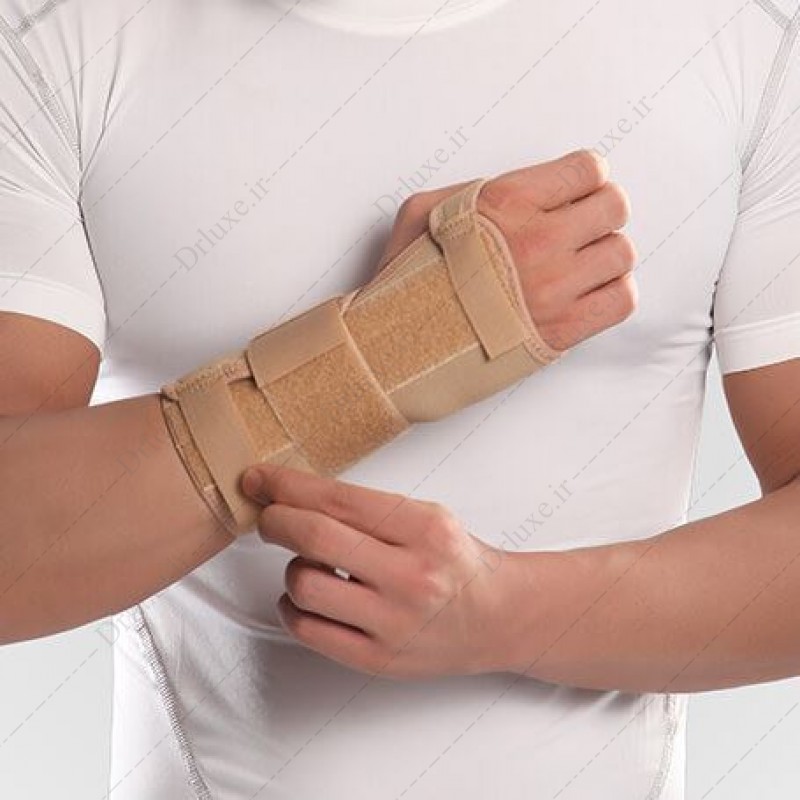 مشخصات، قیمت و خرید مچ بند نئوپرنی آتل دار با زاويه فانكشنال - دکتر لوکس