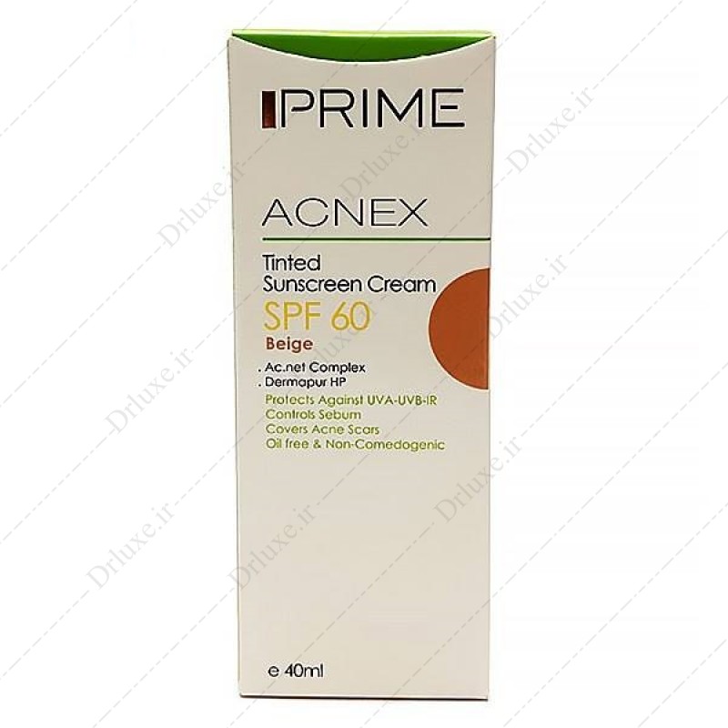مشخصات، قیمت و خرید کرم ضد آفتاب SPF60 رنگ برنزه پرایم 40 میلی لیتر - دکتر لوکس