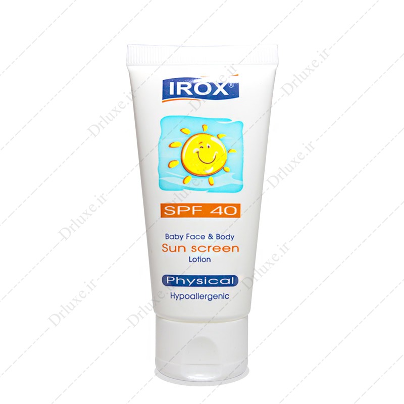 لوسیون ضد آفتاب کودک SPF40 ایروکس 60 میلی لیتر