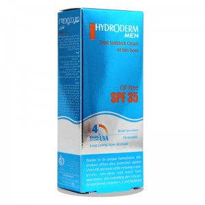 کرم ضد آفتاب SPF35 فاقد چربی مخصوص آقایان هیدرودرم 50 میلی لیتر