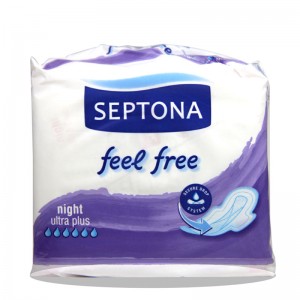 نوار بهداشتی شب سپتونا مدل Feel Free بسته 8 عددی