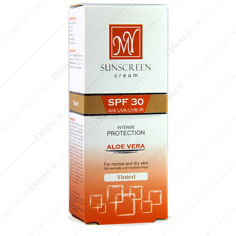 کرم ضد آفتاب مای SPF30 رنگی مناسب پوست خشک و معمولی 50 میلی لیتر