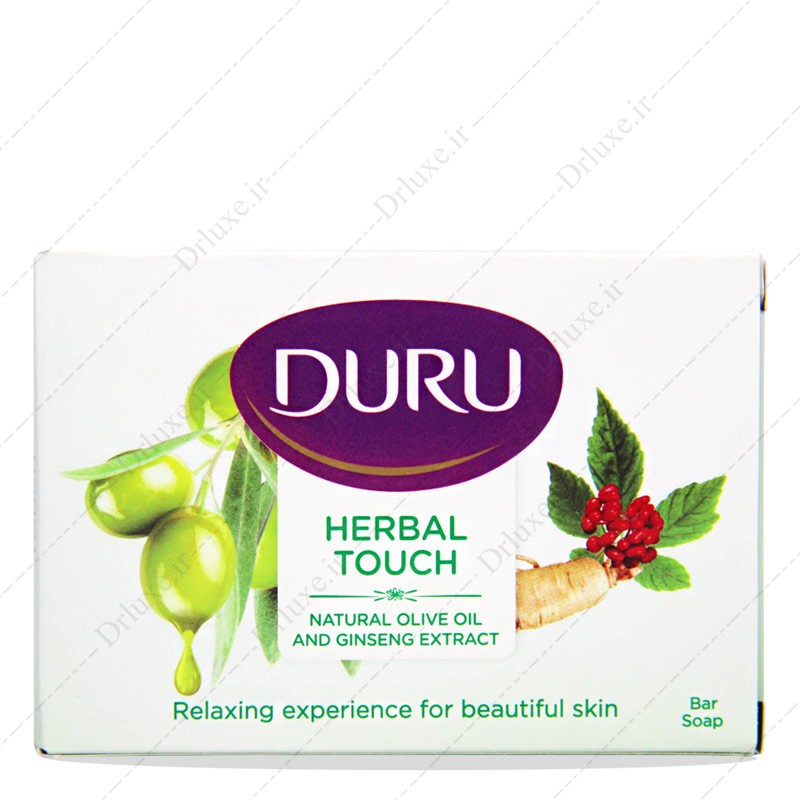 مشخصات ، قیمت  و خرید صابون روغن زیتون طبیعی و جینسنگ دورو 120 گرم - دکتر لوکس