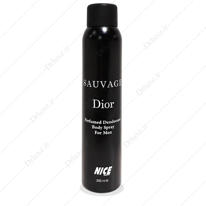 اسپری بدن Sauvage Dior مردانه نایس 200 میل