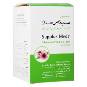 کپسول اکیناسه + ویتامین ث و زینک ساپلاس مدز 60 عدد