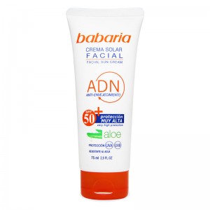 کرم ضد آفتاب +SPF50 آلوئه ورا باباریا 75 میلی لیتر
