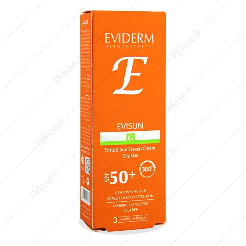 قیمت و خرید کرم ضد آفتاب SPF50  مدل اوی سان G پوست چرب بژ متوسط اویدرم 40 میلی لیتر - دکتر لوکس