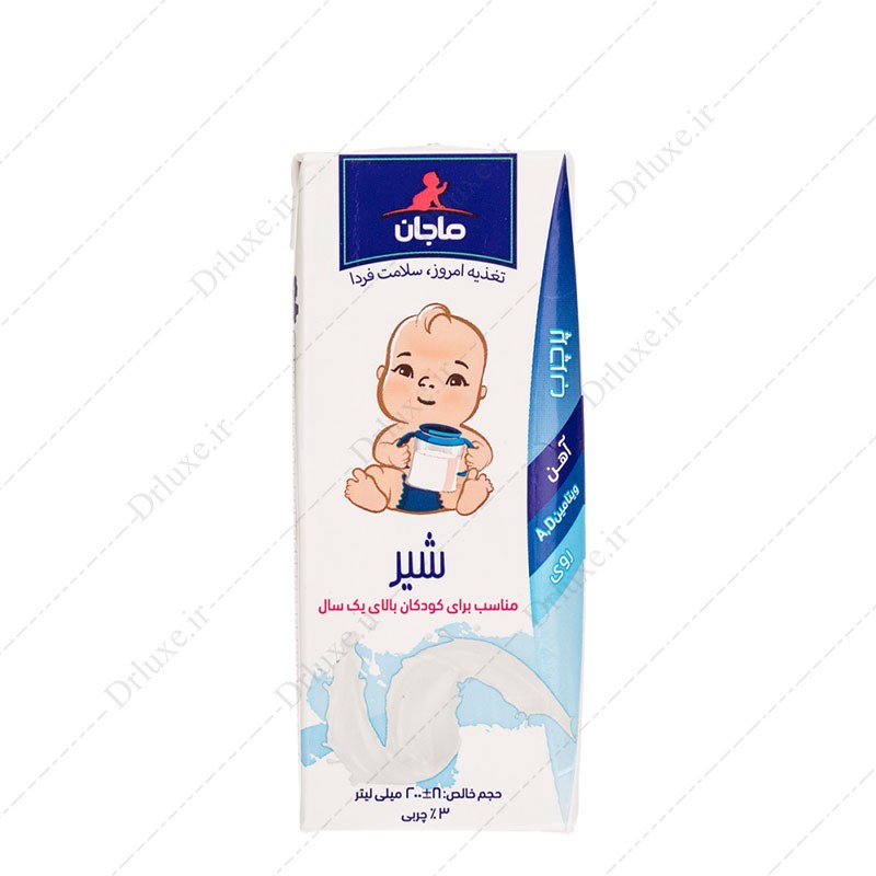 مشخصات، قیمت و خرید شیر پر چرب غنی شده کودکان ماجان کاله 200 میلی لیتر - دکتر لوکس
