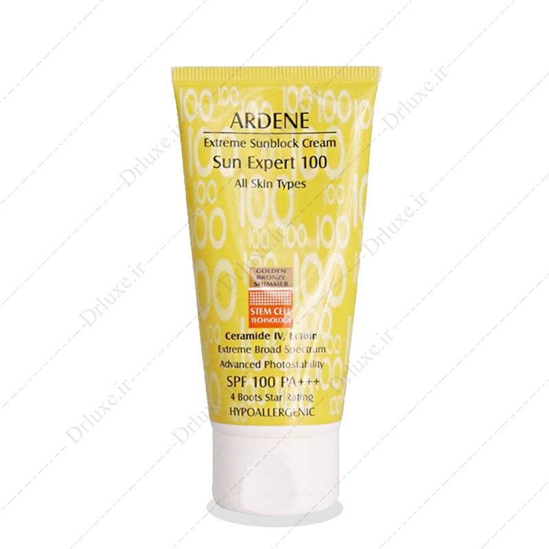 مشخصات، قیمت و خرید کرم ضد آفتاب SPF100 رنگی آردن 50 میلی لیتر - دکتر لوکس