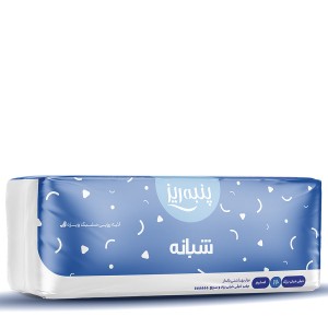 نوار بهداشتی بالدار مشبک شبانه خیلی خیلی بزرگ پنبه ریز 10 عددی