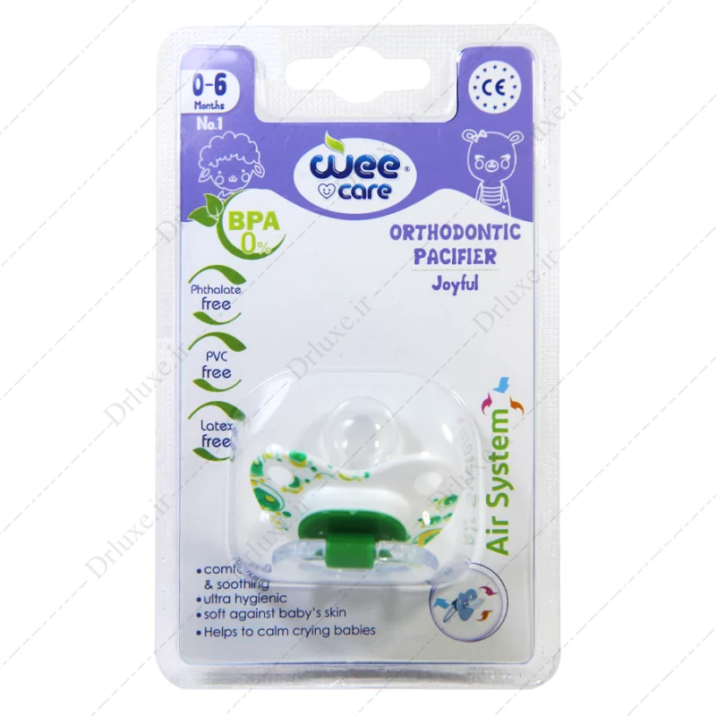 مشخصات، قیمت و خرید پستانک ارتودنسی سایز 1 وی کر کد P121 - دکتر لوکس