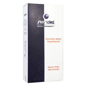 کرم ضد آفتاب نرمال SPF50 بژ طبیعی ناندل 50 میلی لیتر