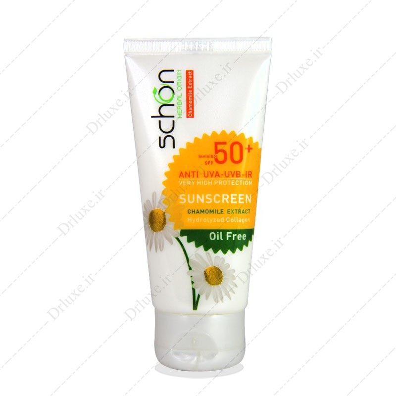 کرم ضد آفتاب شون SPF50 بی رنگ فاقد چربی 50 میلی لیتر