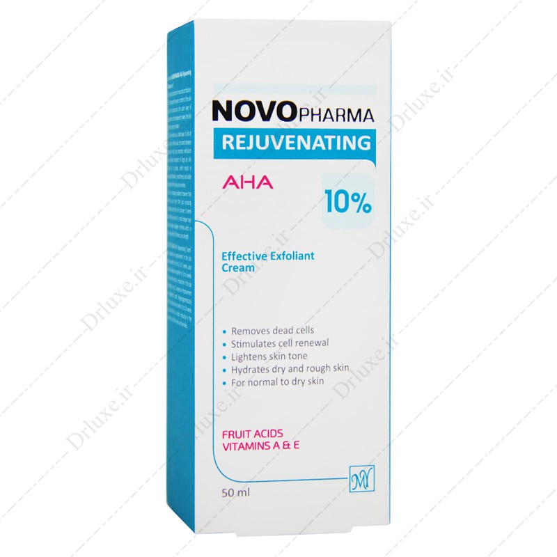 کرم لایه برار AHA10% نوو فارما - مای 50 میلی لیتر - دکتر لوکس
