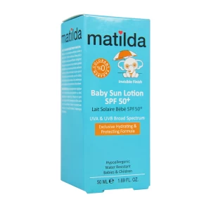 لوسیون ضد آفتاب کودک SPF50 ماتیلدا 50 میلی لیتر