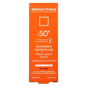 ضد آفتاب فلوئید SPF50 رز بژ پوست چرب درماتیپیک 50 میلی لیتر