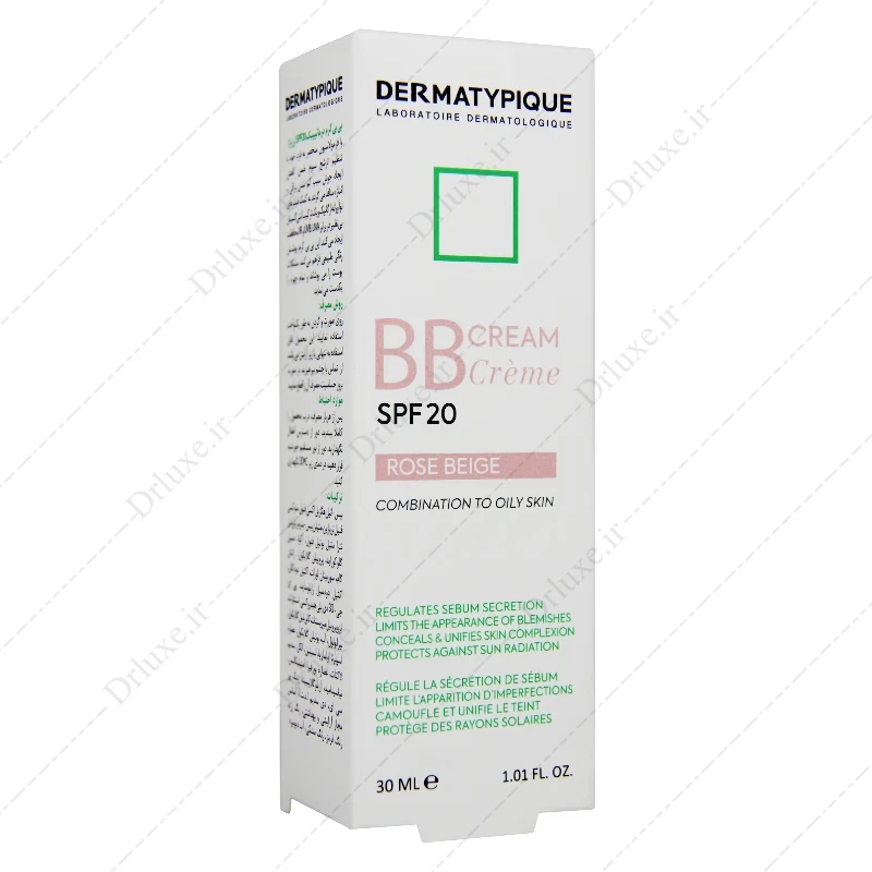 بی بی کرم SPF20 پوست مختلط تا چرب رز بژ درماتیپیک 30 میل - دکتر لوکس