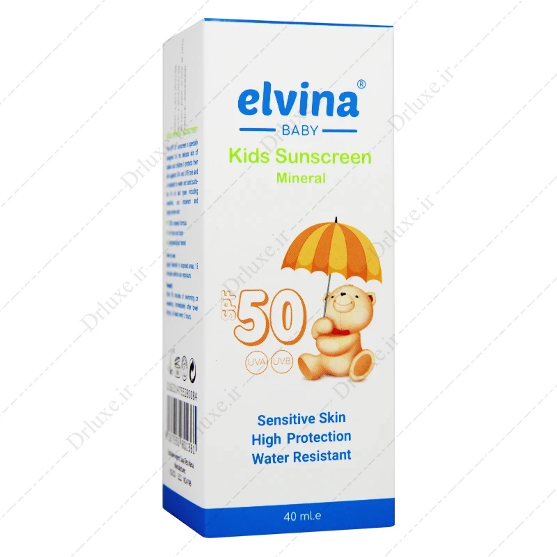 بررسی و خرید کرم ضد آفتاب SPF50 کودک مینرال الوینا 40 میل - دکتر لوکس