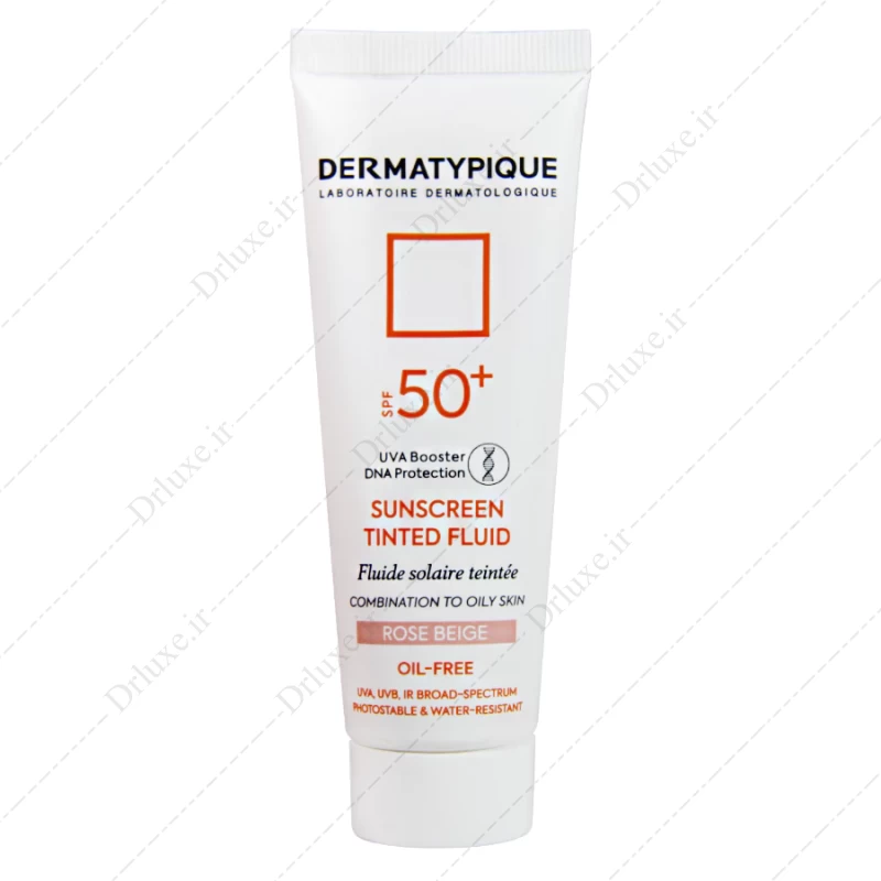 ضد آفتاب فلوئید SPF50 رز بژ پوست چرب درماتیپیک 50 میلی لیتر - دکتر لوکس