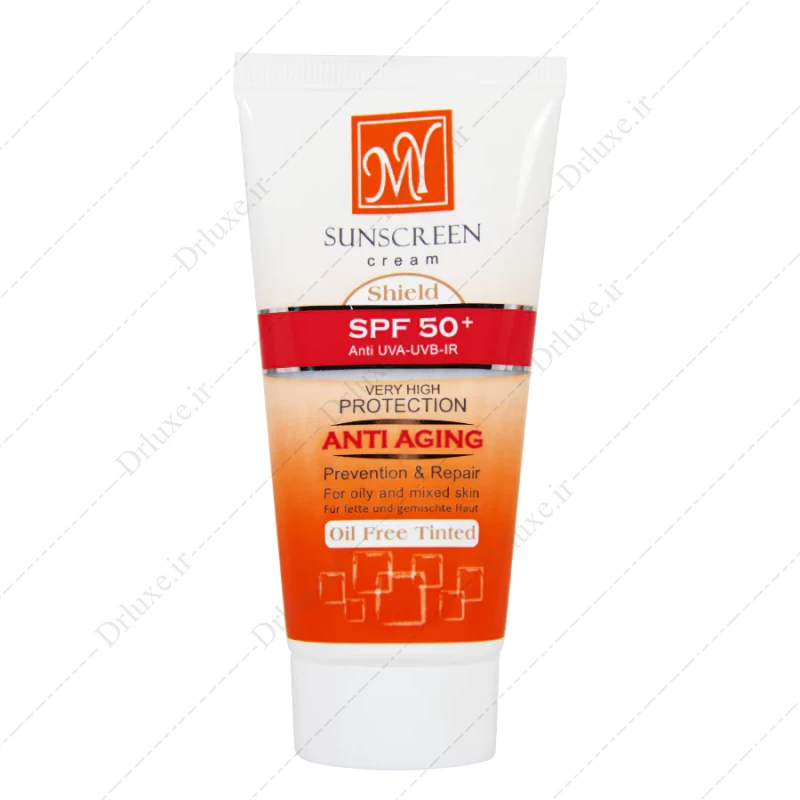 کرم ضد آفتاب SPF50 فاقد چربی رنگ پوست مای 50 میل - دکتر لوکس
