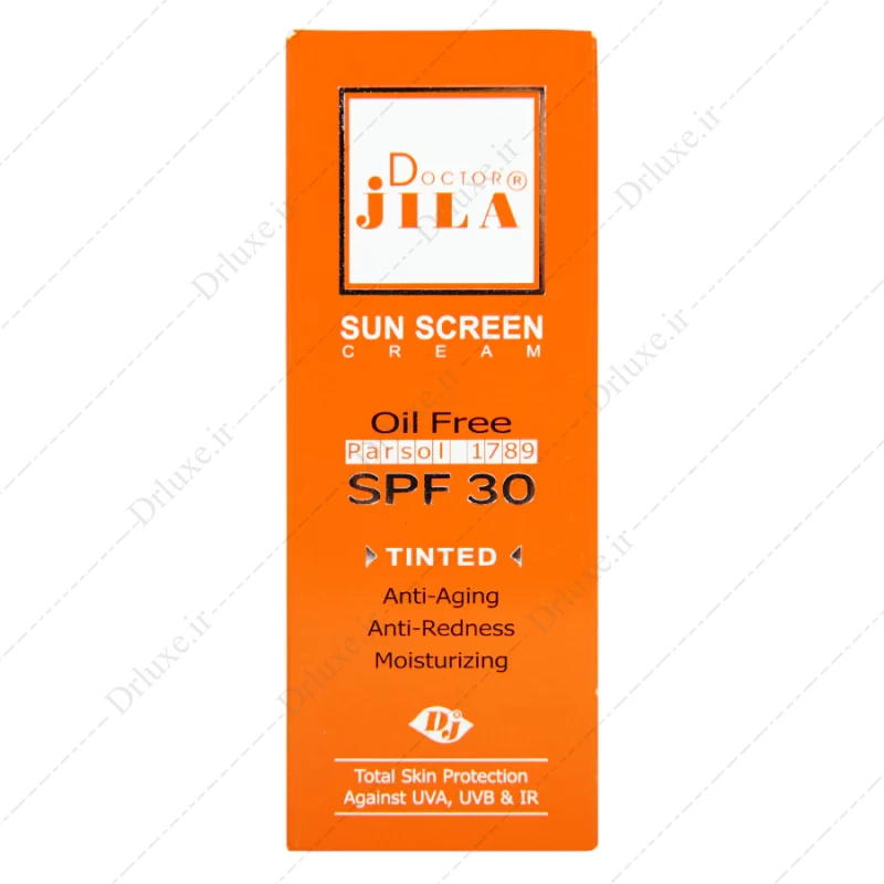 کرم ضد آفتاب SPF30 دکتر ژیلا فاقد چربی رنگی 65 میلی لیتر
