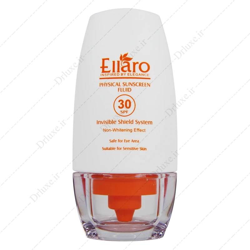 بررسی و خرید ضد آفتاب SPF30 فلوئید بی رنگ فیزیکال الارو 50 میل - دکتر لوکس