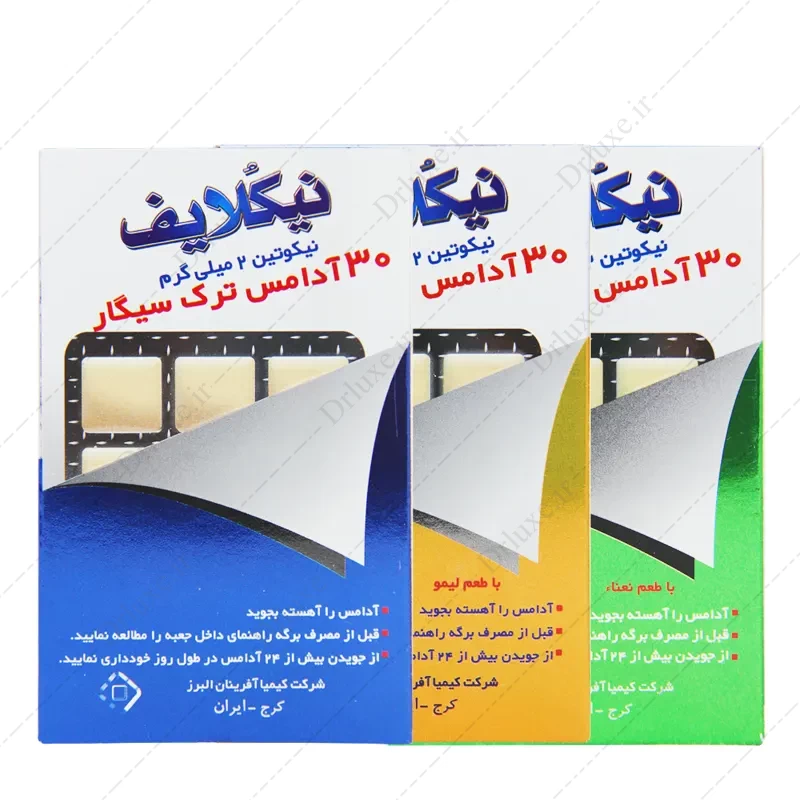 آدامس ترک سیگار نیکلایف 2 میلی گرم نیکوتین 30 عدد