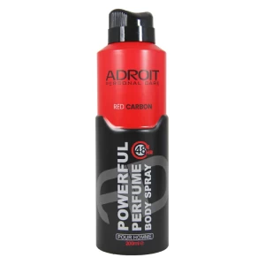 اسپری دئودورانت بدن آقایان Red Carbon ادرویت 200 میلی لیتر