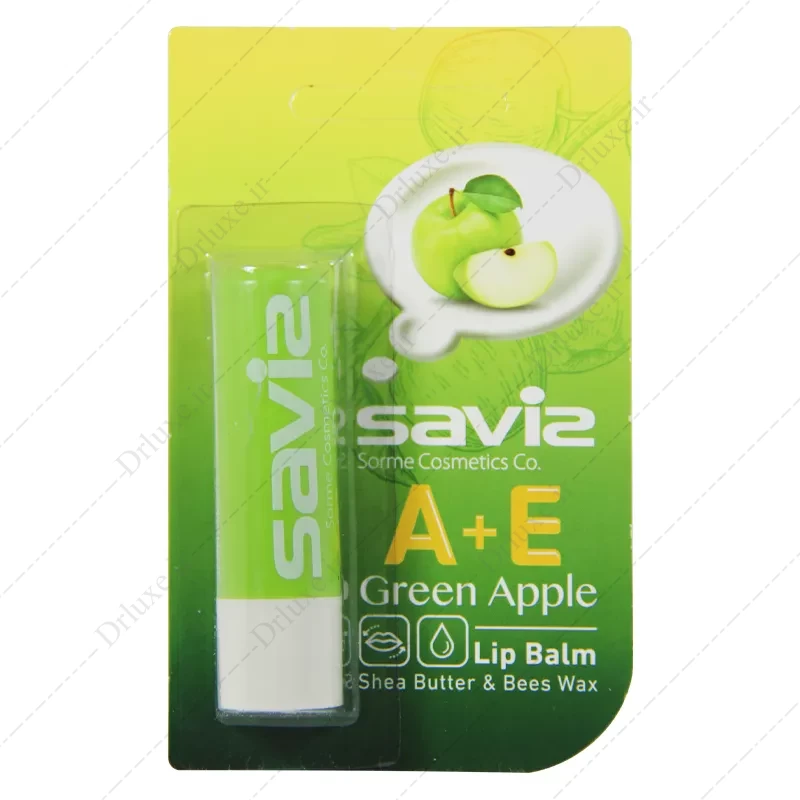 قیمت و خرید بالم لب شی باتر و ویتامینه Green Apple ساویز 4.5 گرم - دکتر لوکس