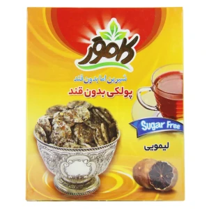 پولکی بدون قند کامور لیمویی 150 گرم
