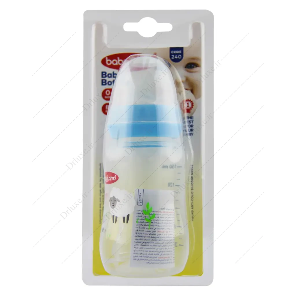 شیشه شیر آنتی کولیک 6-0 کد 240 بی بی لند 150 میلی لیتر