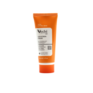 کرم ضد آفتاب SPF 50 وچه پوست خشک و معمولی بژ طبیعی 40 میلی لیتر
