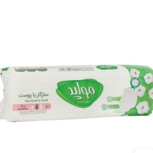 نوار بهداشتی مولپد سایز بزرگ مدل مکسی سافت 8 عدد