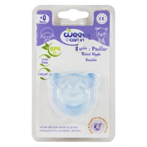 پستانک تمام سیلیکونی وی کر طرح خرس کد P130