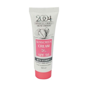 کرم ضد آفتاب SPF50 ضد چروک انواع پوست 2004 حجم 50 میلی لیتر
