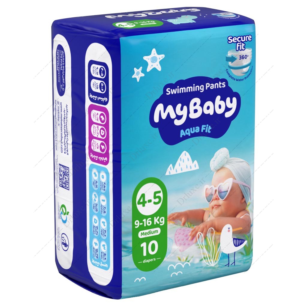 پوشک استخری مای بیبی سایز 4 تا 5 متوسط
