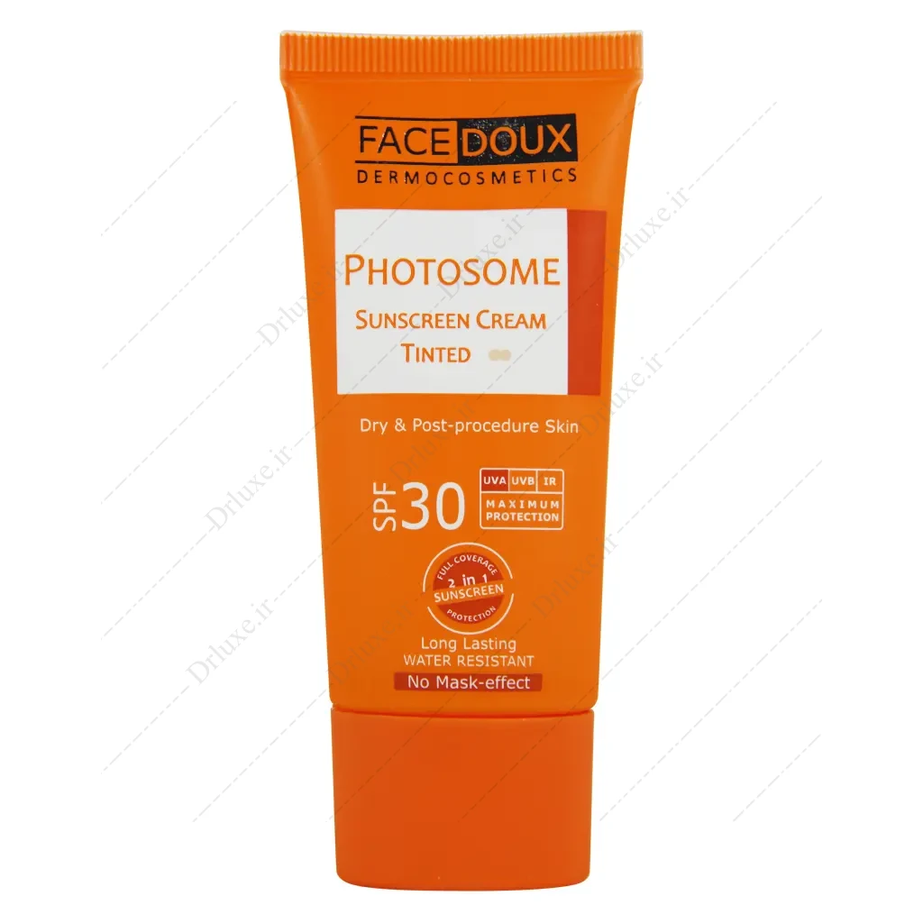 کرم ضد آفتاب Spf 30 رنگی Photosome فیس دوکس 40 میلی‌لیتر