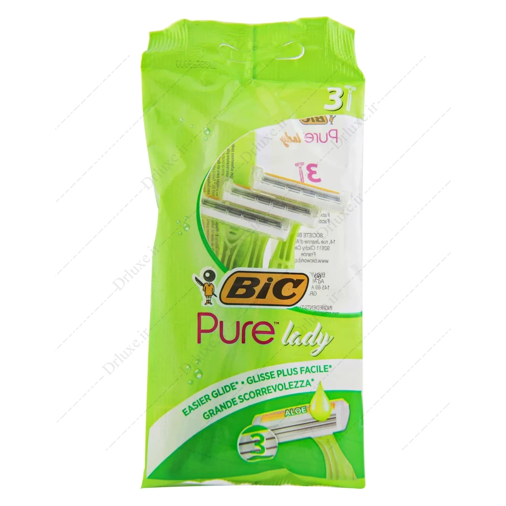 تیغ سه لبه بیک پیور بسته 3 عدد