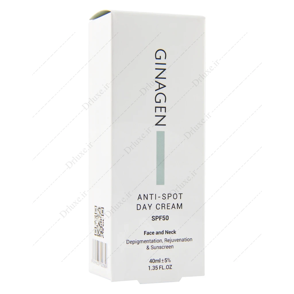 کرم ضد لک روز ژیناژن، کرم ضدلک روز ژیناژن صورت و گردن SPF50