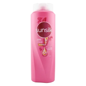 شامپو تقویتی و براق کننده مدل Shine & Strength سان سیلک 600 میل