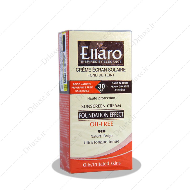 کرم ضد آفتاب کرم پودری الارو Ellaro SunScreen SPF30 | داروخانه اینترنتی وحیدیه