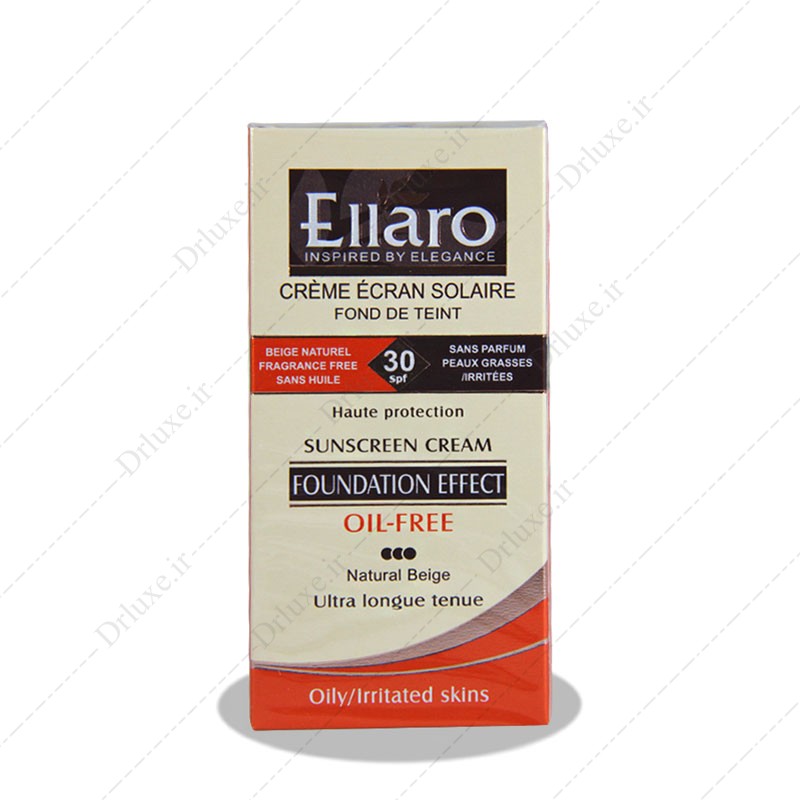 کرم ضد آفتاب کرم پودری الارو Ellaro SunScreen SPF30 | داروخانه اینترنتی وحیدیه