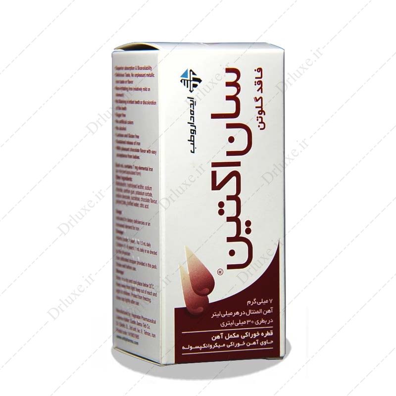 قطره سان اکتین، قطره آهن سان اکتین 30 میلی لیتر