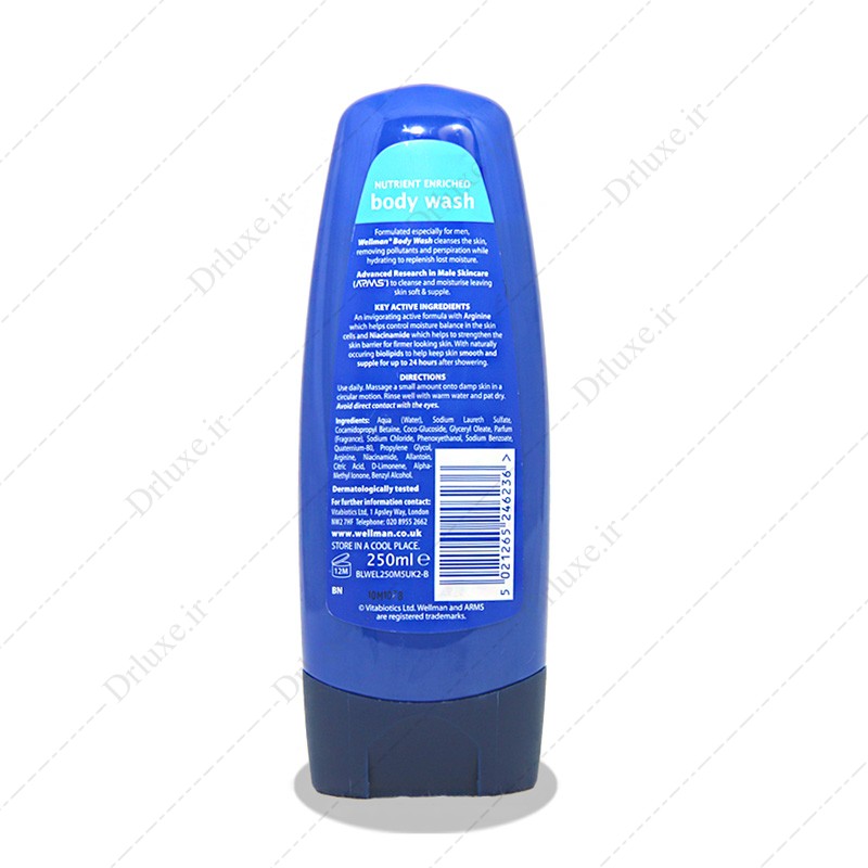 مشخصات، قیمت و خرید شامپو بدن آقایان ولمن مدل Nutrient Enriched حجم 250ml - دکتر لوکس