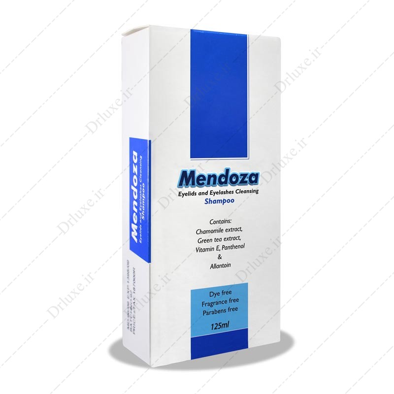 بررسی، قیمت و خرید شامپو پلک و مژه مندوزا 125 میلی لیتر - داروخانه آنلاین دکتر لوکس